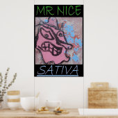 POSTER MR NICE SATIVA (Cuisine)