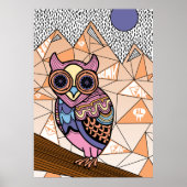 Poster Mr. Owl Art Print (Devant)