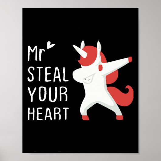 Poster Mr Steal Your Heart Valentines Day V Day Boys Unic (Devant)