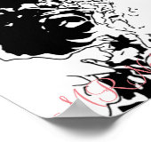 Poster MRNStudios Doodle à fleurs (Coin)