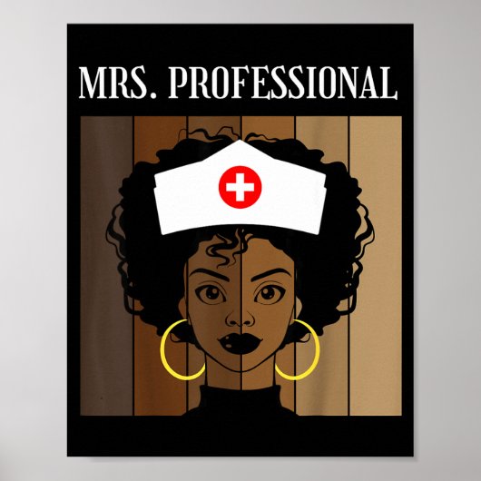 Poster Mrs Professional Nursing Degree Nurse Profession B (Devant)
