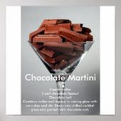 Poster Mrtini au chocolat (Devant)