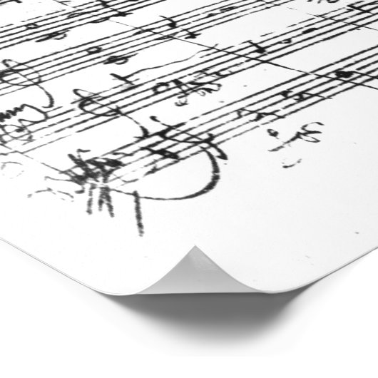 Poster Ms.1548 Ouverture de l'opéra "Don Giovanni" (Coin)