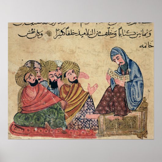 Poster MS Ahmed III 3206 Le philosophe (Devant)
