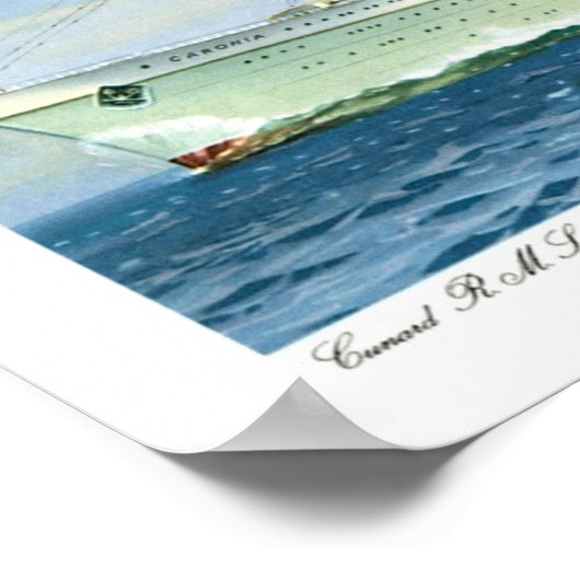 Poster ms Caronia en mer (Coin)