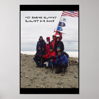 Poster Mt. Adams Summit