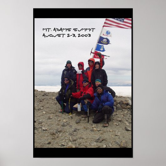 Poster Mt. Adams Summit (Devant)