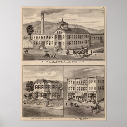 Poster Mt. Anthony Mills (Devant)