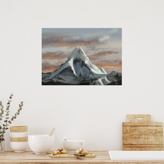 Poster Mt art numérique de l'énergie (Cuisine)