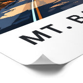 Poster Mt. Bachelor Oregon Imprimer (Coin)