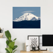 Poster Mt Baker avec nuage (Bureau à domicile)