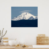 Poster Mt Baker avec nuage (Cuisine)