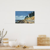 Poster Mt. Desert Island, phare de Bass Harbour Head (Cuisine)