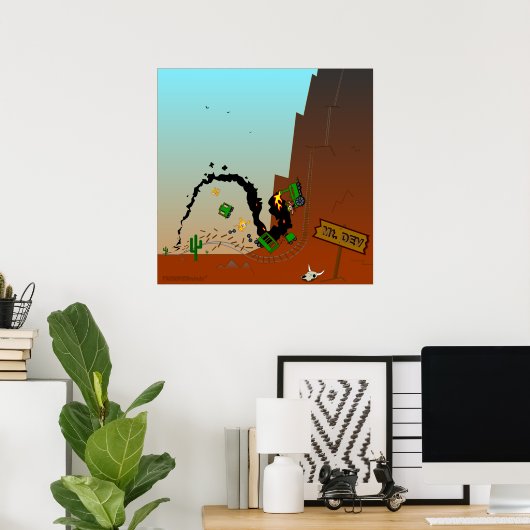 Poster Mt. DEV et l'Express ! (Bureau à domicile)