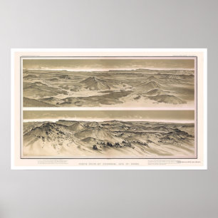 Poster Mt. Emma et Mt. Trumbull Grand Canyon View 1882
