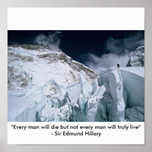 Poster Mt Everest (Devant)