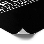 Poster Mt Everest Base Camp Coordinates  (Coin)