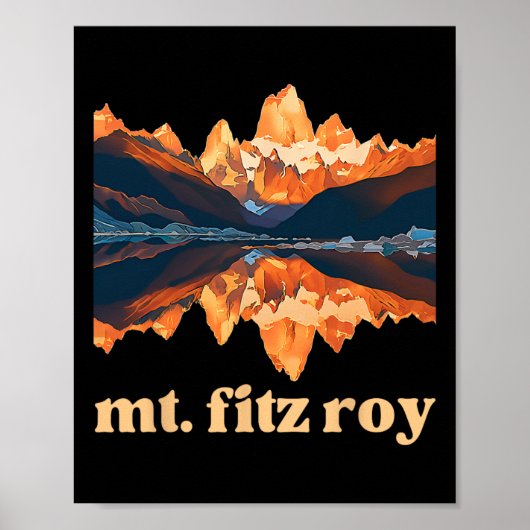 Poster Mt. Fitz Roy Mountains And Laguna Capri  (Devant)