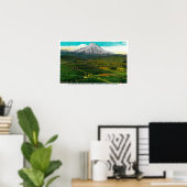 Poster Mt Hood de Hood River ValleyHood River, OU (Bureau à domicile)