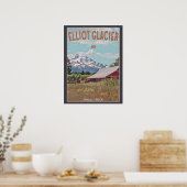 Poster Mt Hood - Maison publique du glacier Elliot (Cuisine)