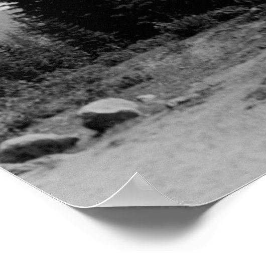 Poster Mt. Hood Vue du camp du gouvernement Photo (Coin)