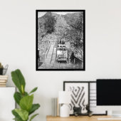 Poster Mt. Lowe Railway Los Angeles 1899 (Bureau à domicile)