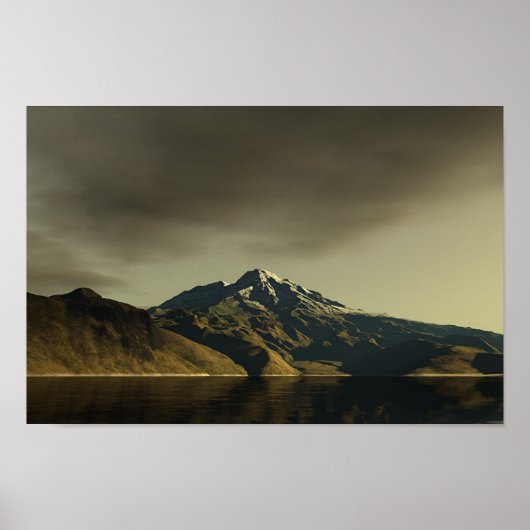 Poster Mt. Rainier (Devant)