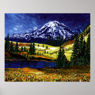 Poster Mt Rainier