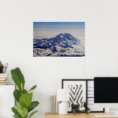 Poster Mt. Rainier à 25 000 pieds (Bureau à domicile)