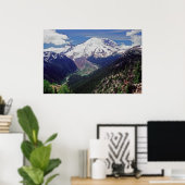 Poster Mt Rainier de Sunrise Park (Bureau à domicile)