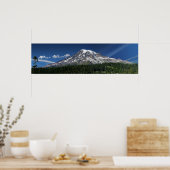 Poster Mt. Rainier Panorama (Cuisine)