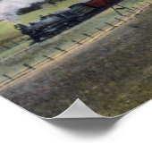 Poster Mt Shasta et Southern Pacific Rail (Coin)