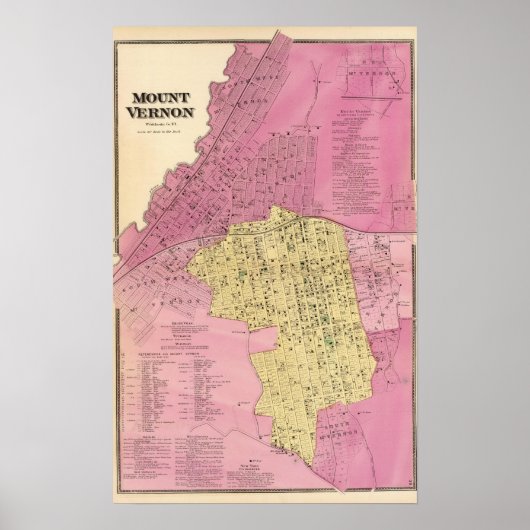 Poster Mt Vernon, NY (Devant)
