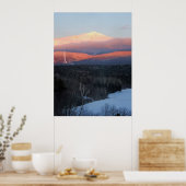 Poster Mt Washington au coucher du soleil (Cuisine)