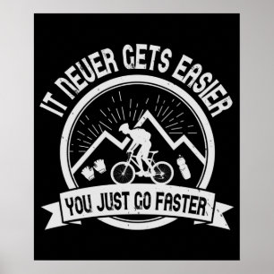 Poster MTB - Il Ne Vous Sera Jamais Plus Facile D'Aller P