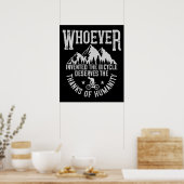 Poster MTB - Qui Que Soit Qui A Inventé Le Vélo (Cuisine)