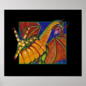 Poster MtG Shivan Dragon (Devant)