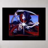 Poster MtG Touch of Death print (Devant)