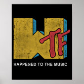Poster MTV WTF Funny Design (Devant)