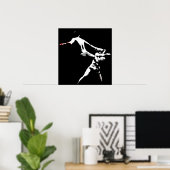 Poster Muay Thai Boxing Action (Bureau à domicile)