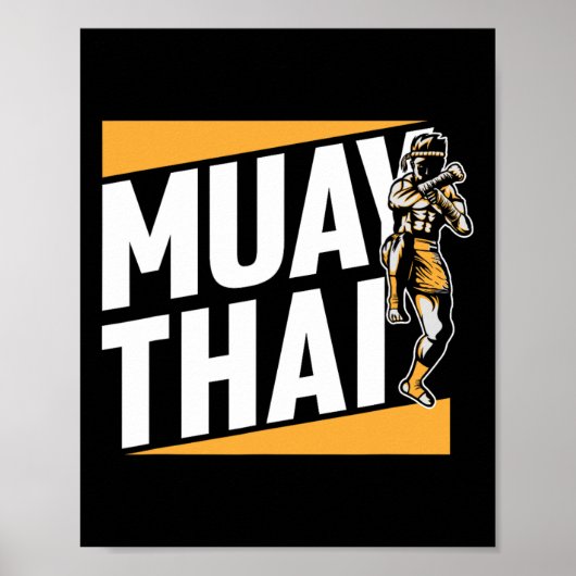 Poster Muay Thai Boxing Hob (Devant)
