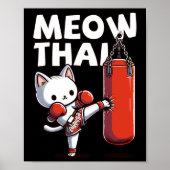 Poster Muay Thai Cat Meow Thai (Devant)