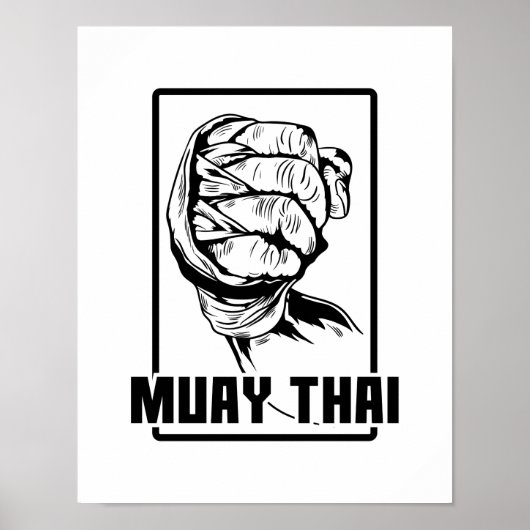 Poster Muay Thai Faust (Devant)