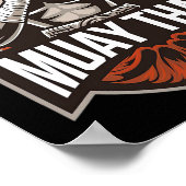 Poster Muay Thai Fighter Thai Boxe (Coin)