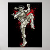 Poster Muay Thai Marshal Arts Fighter (Devant)