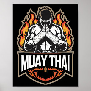 Poster Muay Thai - Mixed martial art de boxe thaï