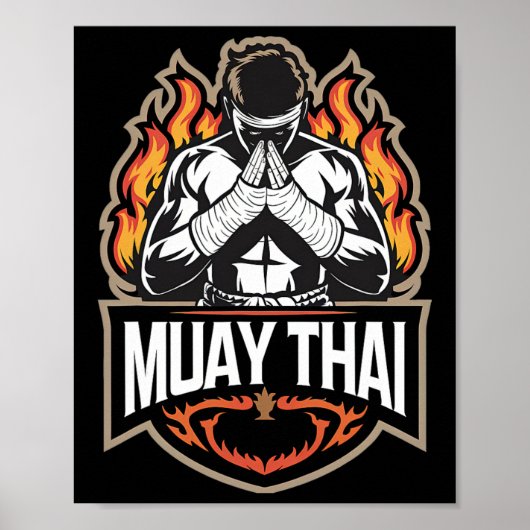 Poster Muay Thai - Mixed martial art de boxe thaï (Devant)
