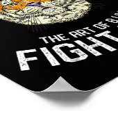 Poster Muay Thai Tiger Boxe Thaïlandaise Kickboxing (Coin)