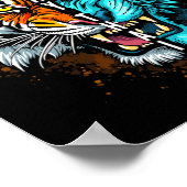 Poster Muay Thai Tiger Dragon Fusion Art (Coin)