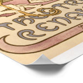 Poster Mucha Art nouveau femme beauté (Coin)